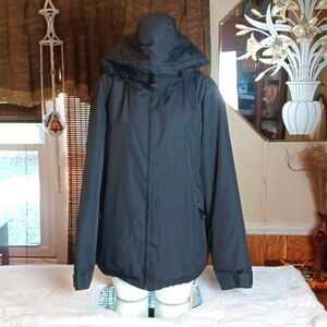 Mens Nordictrack   Black WaterProof Double Layered Coat L